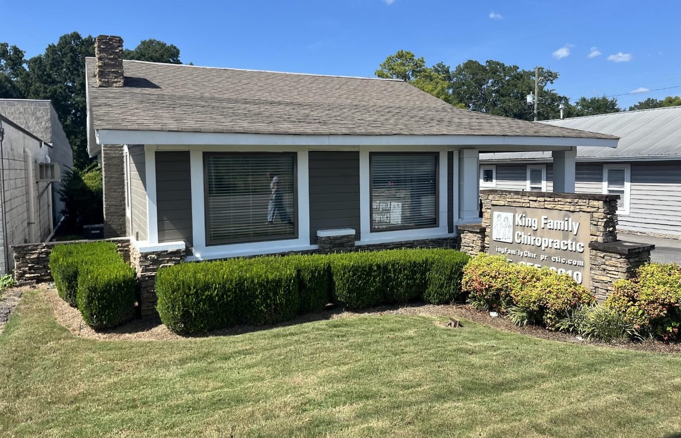 King Family Chiropractic office on Main Street in Trussville, Alabama