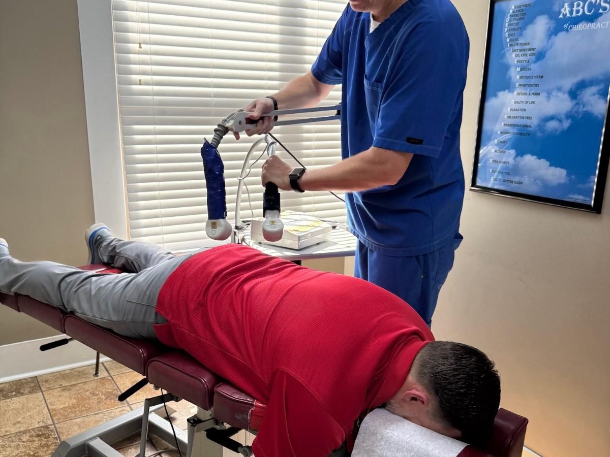 Laser therapy at King Family Chiropractic in Trussville, Alabama